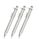 3pcs Multifunction 0.5mm Caliper pen Gel Ink Pen Vernier Caliper Roller Ball Pen Stationery Ball-Point Plastic Stationery Gift