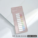 200 Sheets/pack Colorful Sticky Notes Memo Pad Label Note Bookmarks Notepad School Office Stationery Supplies