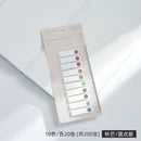 200 Sheets/pack Colorful Sticky Notes Memo Pad Label Note Bookmarks Notepad School Office Stationery Supplies