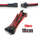 20pcs/set Male to Female Plug Terminal Wire Connector Terminal Line for LED Downlight Ceiling Lamp