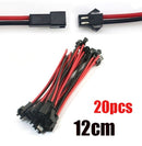 20pcs/set Male to Female Plug Terminal Wire Connector Terminal Line for LED Downlight Ceiling Lamp