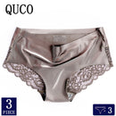 3pcs/lot QUCO Brand sexy Women Underwear High Quality Women Panties Seamless Underwear Solid Lingerie underwear women