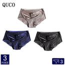 3pcs/lot QUCO Brand sexy Women Underwear High Quality Women Panties Seamless Underwear Solid Lingerie underwear women