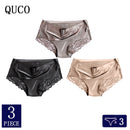 3pcs/lot QUCO Brand sexy Women Underwear High Quality Women Panties Seamless Underwear Solid Lingerie underwear women