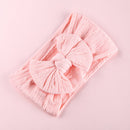 32 Colors Cable Bow Baby Headband for Child Bowknot Headwear Cables Turban for Kids Elastic Headwrap Baby Hair Accessories