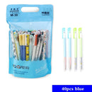 20/40/50/100Pcs/Set Cute Animal Erasable Gel Pens 0.5mm Black Blue Ink Gel Pen Set School&Office Writing Stationery supplies