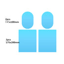 Car Rearview Mirror Film Protective Waterproof Anti Fog Auto Window Clear Soft Film Suit for Bathroom Mirror Sticker Accessories