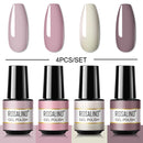 ROSALIND Gel Nail Polish Set 4/6PCS Mix Color Nail Kit For Manicure Nail Polish Vernis Semi Permanent UV Lamp Gellak Nail Kit