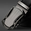 Belts for 3.5cm Width Sports Car Brand Fashion Automatic Buckle Black Genuine Leather Men's Jeans High Quality Waist Male Strap