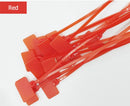 100pcs Easy Mark 4*150mm Nylon Cable Ties Tag Labels Plastic Loop Ties Markers Cable Tag Self-locking Zip Ties