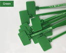 100pcs Easy Mark 4*150mm Nylon Cable Ties Tag Labels Plastic Loop Ties Markers Cable Tag Self-locking Zip Ties