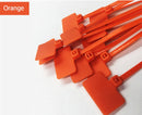 100pcs Easy Mark 4*150mm Nylon Cable Ties Tag Labels Plastic Loop Ties Markers Cable Tag Self-locking Zip Ties