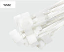 100pcs Easy Mark 4*150mm Nylon Cable Ties Tag Labels Plastic Loop Ties Markers Cable Tag Self-locking Zip Ties