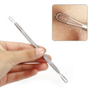 1PC Silver Blackhead Needles Comedone Acne Pimple Blemish Remover Tool Spoon for Face Skin Care Facial Pore Cleaner TSLM2