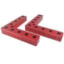 2 pc 90 Degrees L-Shaped Auxiliary Fixture Splicing board Positioning Panel Fixed clip Carpenter's Square Ruler Woodworking tool
