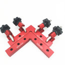 2 pc 90 Degrees L-Shaped Auxiliary Fixture Splicing board Positioning Panel Fixed clip Carpenter's Square Ruler Woodworking tool