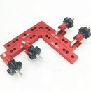 2 pc 90 Degrees L-Shaped Auxiliary Fixture Splicing board Positioning Panel Fixed clip Carpenter's Square Ruler Woodworking tool
