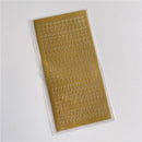 1pcs Bronzing Gold Silver Letter Number Decorative Stickers for DIY Idol Card Album Scrapbooking Diary Sticker Korean Stationery