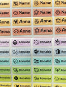 120Pcs S size Name Tag Sticker Customize Stickers Waterproof Personalized Labels Children School Stationery office Water variety