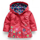 Autumn Waterproof Windbreaker For Boy Baby Trench Coat Kids Long Sleeve Jackets Children Clothing For Girls Fashion Outwear 2-6Y