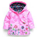 Autumn Waterproof Windbreaker For Boy Baby Trench Coat Kids Long Sleeve Jackets Children Clothing For Girls Fashion Outwear 2-6Y
