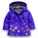 Autumn Waterproof Windbreaker For Boy Baby Trench Coat Kids Long Sleeve Jackets Children Clothing For Girls Fashion Outwear 2-6Y