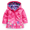 Autumn Waterproof Windbreaker For Boy Baby Trench Coat Kids Long Sleeve Jackets Children Clothing For Girls Fashion Outwear 2-6Y
