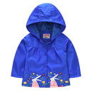 Autumn Waterproof Windbreaker For Boy Baby Trench Coat Kids Long Sleeve Jackets Children Clothing For Girls Fashion Outwear 2-6Y