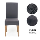 1/2/4/6 Pcs Dining Room Chair Cover Stretch Elastic Dining Chair Slipcover Spandex Case for Chairs housse de chaise
