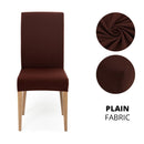 1/2/4/6 Pcs Dining Room Chair Cover Stretch Elastic Dining Chair Slipcover Spandex Case for Chairs housse de chaise