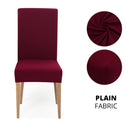 1/2/4/6 Pcs Dining Room Chair Cover Stretch Elastic Dining Chair Slipcover Spandex Case for Chairs housse de chaise