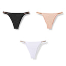3pcs Underwear For Woman Seamless Sexy Thongs Women's Lingerie Bikini Sports Female Thong New Sale Underpants Panties For Woman