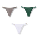 3pcs Underwear For Woman Seamless Sexy Thongs Women's Lingerie Bikini Sports Female Thong New Sale Underpants Panties For Woman