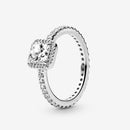 Authentic 925 Sterling Silver Princess Tiara Crown Sparkling Love Heart ,CZ Rings for Women Engagement Jewelry Anniversary