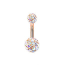 1pc Sexy Navel Piercing Belly Button Rings Bar Crystal Zircon Dangling Ombligo Party Stud Barbell for Woman Body Jewelry 14g