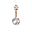 1pc Sexy Navel Piercing Belly Button Rings Bar Crystal Zircon Dangling Ombligo Party Stud Barbell for Woman Body Jewelry 14g