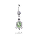 1pc Sexy Navel Piercing Belly Button Rings Bar Crystal Zircon Dangling Ombligo Party Stud Barbell for Woman Body Jewelry 14g