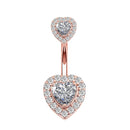 1pc Sexy Navel Piercing Belly Button Rings Bar Crystal Zircon Dangling Ombligo Party Stud Barbell for Woman Body Jewelry 14g