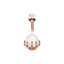 1pc Sexy Navel Piercing Belly Button Rings Bar Crystal Zircon Dangling Ombligo Party Stud Barbell for Woman Body Jewelry 14g