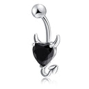 1pc Sexy Navel Piercing Belly Button Rings Bar Crystal Zircon Dangling Ombligo Party Stud Barbell for Woman Body Jewelry 14g