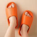 2021 New Slippers Women Non-slip Thick Bottom Summer Home Bathroom Slides Couples Indoor Female Flip Flops