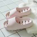 2021 New Slippers Women Non-slip Thick Bottom Summer Home Bathroom Slides Couples Indoor Female Flip Flops