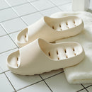 2021 New Slippers Women Non-slip Thick Bottom Summer Home Bathroom Slides Couples Indoor Female Flip Flops