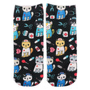 DZ1645 Doctor Nurse Print Grey's Anatomy Cotton Happy Socks Casual Creative Soft Comfortable Funny Novelty Men Woman Fans Gifts