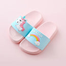 Suihyung Rainbow Unicorn Slippers For Boy Girls New Summer Kids Beach Shoes Baby Toddler Soft Indoor Flip Flops Children Sandals