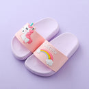 Suihyung Rainbow Unicorn Slippers For Boy Girls New Summer Kids Beach Shoes Baby Toddler Soft Indoor Flip Flops Children Sandals