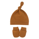 Newborn Baby Hat with Gloves Cotton Bonnet Baby Beanie Hat New Born Gift for Girls Cap Baby Boy Hat Infant Toddler Accessories