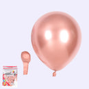 50/30/20pcs Rose Gold Metal Balloons Chrome Metallic ballon Birthday deco Wedding Decoration Anniversary balao metalizado 10inch