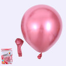 50/30/20pcs Rose Gold Metal Balloons Chrome Metallic ballon Birthday deco Wedding Decoration Anniversary balao metalizado 10inch