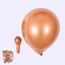 50/30/20pcs Rose Gold Metal Balloons Chrome Metallic ballon Birthday deco Wedding Decoration Anniversary balao metalizado 10inch